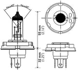 HELLA H4 24V Standard Halogen Bulb, 75/70W