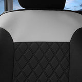 FH Group Red/Black FB089REDBLACK102 Neosupreme Car Seat Cushion Set of Two Front Bucket Covers Quality, Water Resistant, Non-Slip Backing, Easy Installation